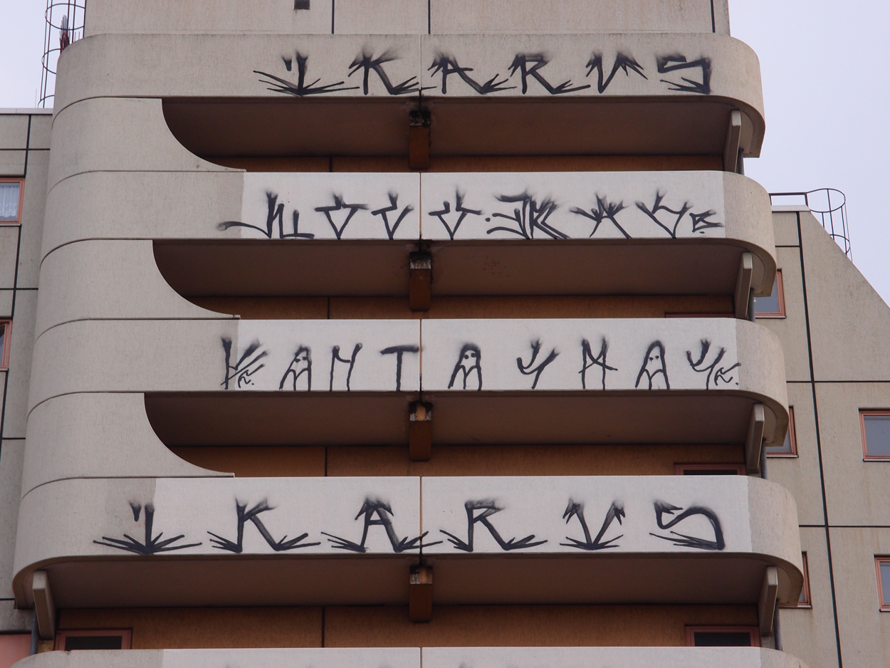 fotos de pixação em Berlim 2018/19